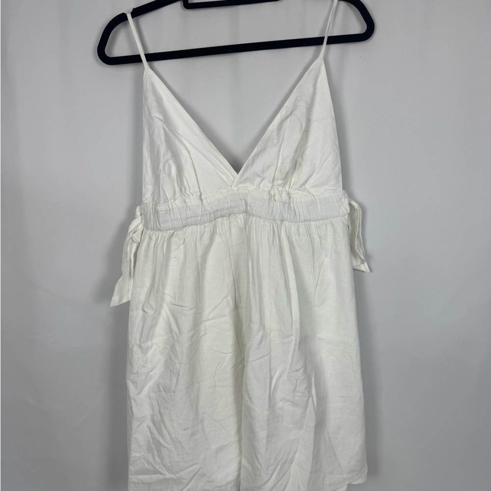 Aerie White Spaghetti Strap Dress